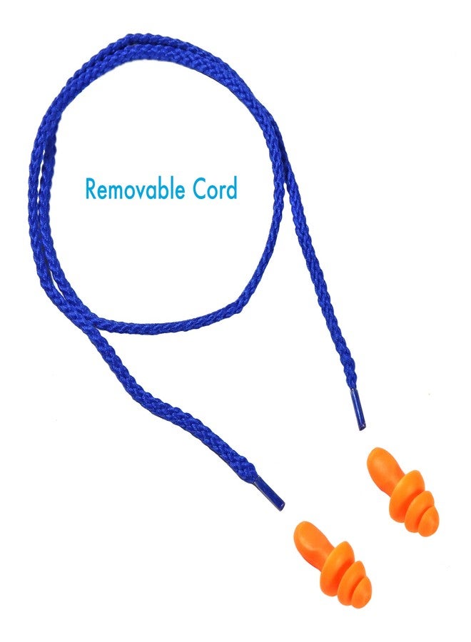 Millennial Essentials 12 Pairs Corded Ear Plugs Soft Silicone Reusable Earplugs Noise Cancelling for Hearing Protection, Sleeping (Combo 12) - Image 5